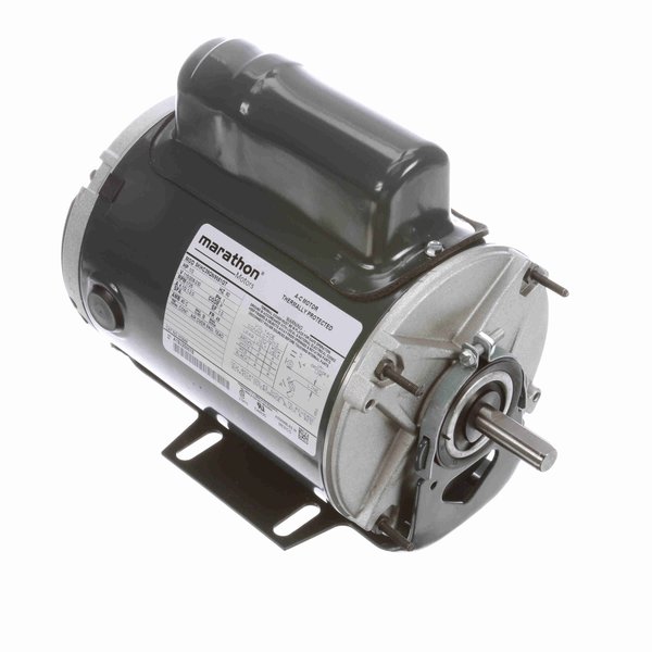 Marathon Motor 1/3 Hp General Purpose Farm Duty Motor, 1 Phase, 1800 Rpm, 115/208-230 V, 48 HG648